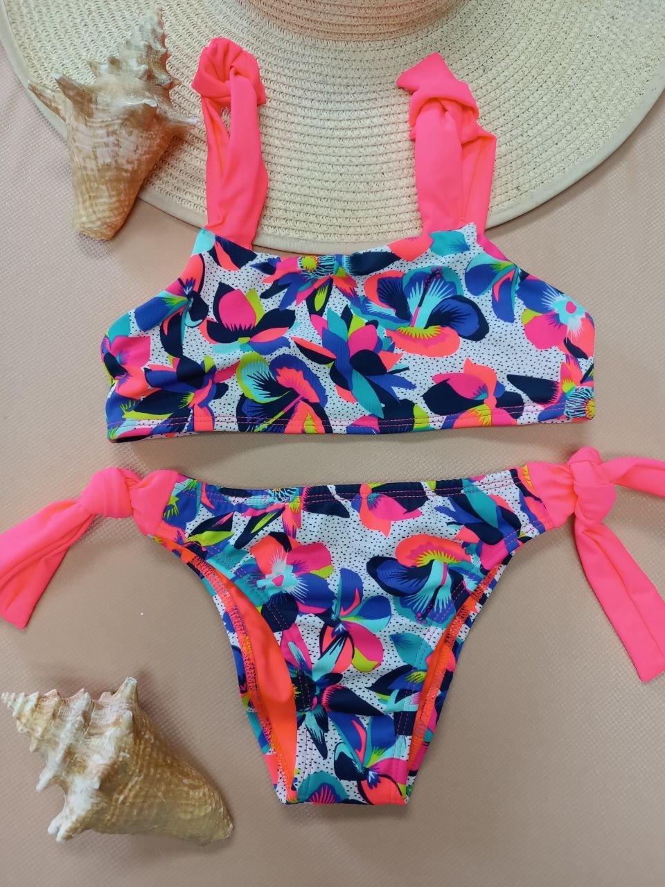 22117-3-13.jpg Bikini Juvenil tipo top con amarres en hombros - Imagen 1